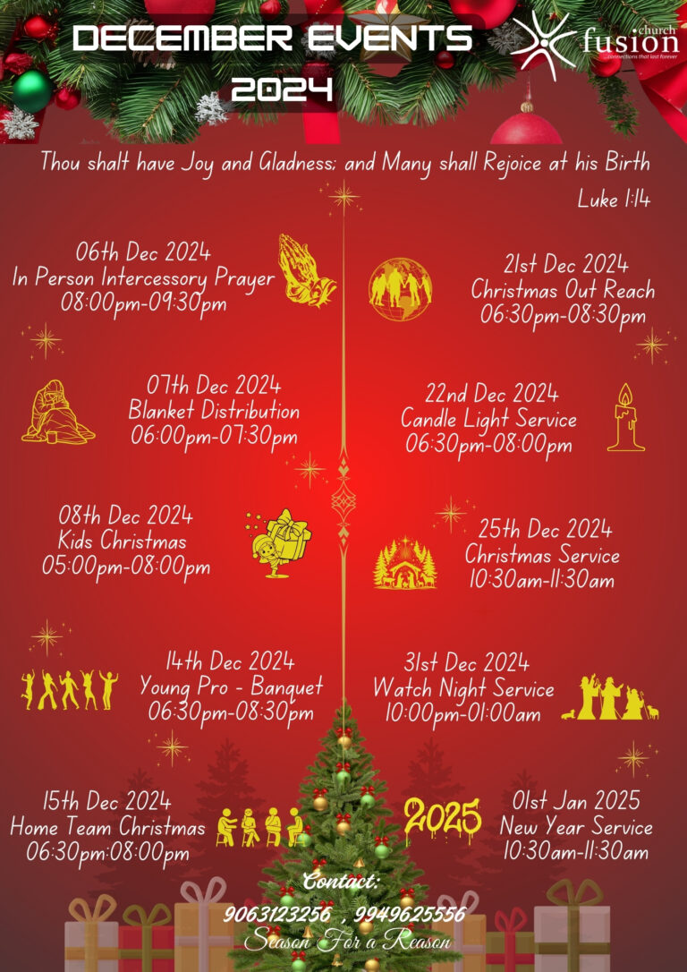 Fusion Dec Event Calendar